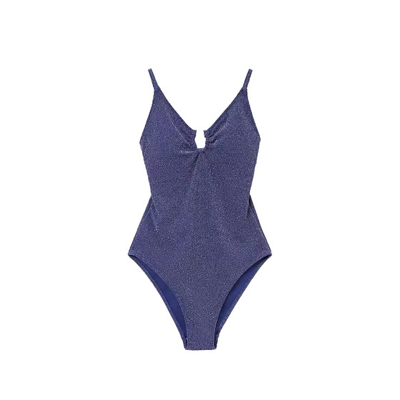 
[Same style as Zhou Ye] Limone one-piece swimsuit women's suspender seaside resort swimsuit women's hot spring high-end sense