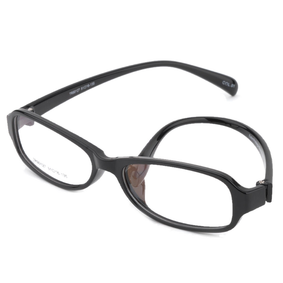 Ultra -light TR90 board, small and medium -sized men and women, the same myopic glasses frame with finished product anti -blue light radiation glasses
