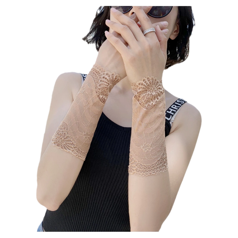 夏蕾丝手腕遮疤饰品女手臂手背胳膊装饰防晒护腕纹身遮盖套袖神器-Taobao Singapore