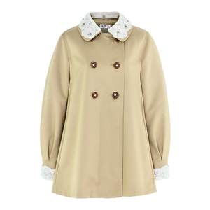 
[Same style of Zhao Meiyan] Lefame Lafeimu 2025 autumn new style golden doll collar coat for women