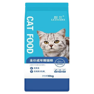 
Liangbei full price adult cat food 10kg tuna salmon adult cats and kittens universal 20*0.5kg pet nutrition staple food