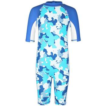 New one-piece swimsuit chess posture big children flat angle camouflage
