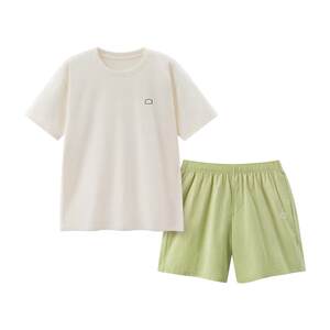 
[Same style as Wang Yibo] Jiao Nei Mian Mian 305Home men's home wear pure cotton couple pajamas women's summer