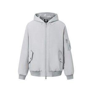 FORNINES simple hooded cotton jacket men's work jacket women's winter jacket cotton jacket couple cotton jacket cold-proof clothing