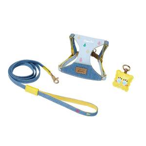 
Cat traction rope SpongeBob SquarePants chest and back cat walking harness special cat leash to prevent the kitten from breaking away and strangling the neck when going out to walk the cat leash