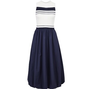 
ONLY2026 Spring New Commuting Temperament Skirt Spliced Fake Two-piece Knitted A-Line Umbrella Skirt Long Skirt Dress