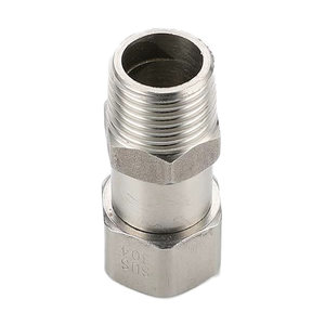 
304 stainless steel union tee joint water heater single and double head union 4 points 6 points reducing water pipe accessories