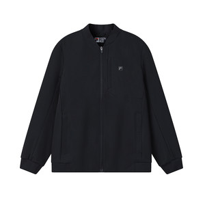 
FILA official men's woven jacket 2026 spring new style simple basic business casual jacket top
