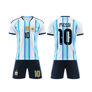 
2026 US-Canada-Mexico World Cup Argentina Jersey Messi Enzo Lautaro Home and Away Adult Children's Football Jersey