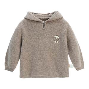 whitewheat boys 2025 new sweater girls autumn and winter pure wool sweater baby children's clothing top