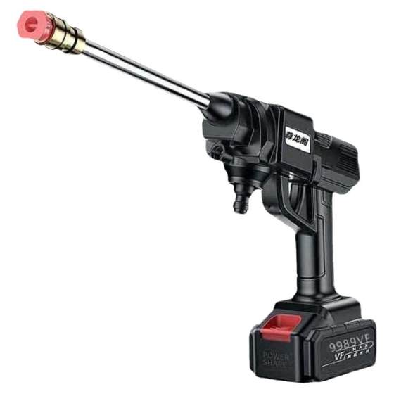 Wireless car washing machine multi -functional high -voltage household water gun vehicle -car washing artifact charging portable car washing tool
