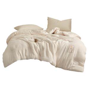 
Li Guanqi 80% soy protein quilt Class A maternal and infant grade cotton double-layer gauze winter quilt spring and autumn quilt pure cotton air-conditioning quilt