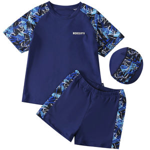 
Fat boy swimsuit, medium and large boy fat boy swimsuit split swimming spa suit plus fat plus size swimming trunks