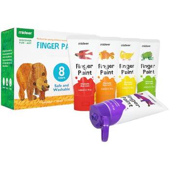 Finger paint non-toxic washable water rubbing