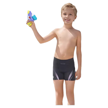 
TOSWIM swimming trunks for boys and children, professional competitive training flat corner swimming trunks for teenagers 2024