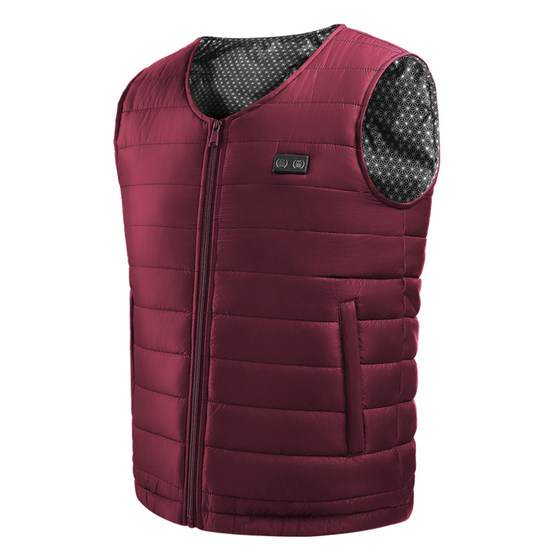 
Pemon Graphene electric heating turtleneck large-size vest men's charging intelligent temperature control heating vest women's heating clothes