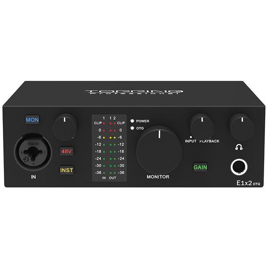 Topping E1x2 OTG Audio Interface - Portable USB Sound Card