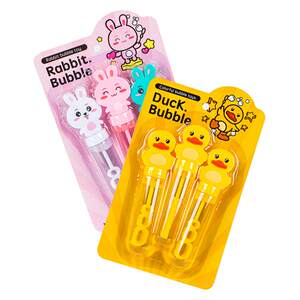 
Cartoon handheld children's bubble wand blowing bubble toy girl small yellow duck supplement concentrate water mini