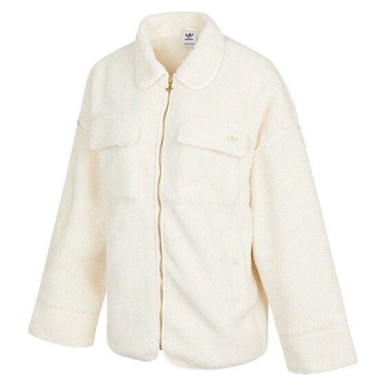 
[Self-operated] Adidas/Adidas Clover Sherpa Jacket Women's Jacket HC6602