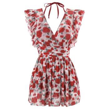 Yimeishan one-piece swimsuit for women 2025 new high-end slim skirt style beautiful seaside vacation hot spring bathing