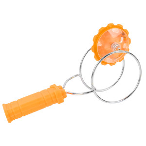 Children lighting hands shake magnetic rail magic uu ball round magic fly to magnet leisure ball colorful gyro toys