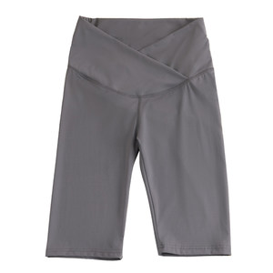 Maternity leggings summer low-waist pants summer thin five-point pants fashionable versatile shorts pregnancy mid-pants shark pants
