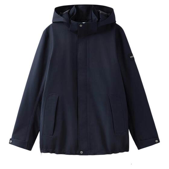 
AIGLE AIGLE Men's Cotton Jacket Windproof Waterproof Breathable Cotton Jacket Outdoor Warm Hooded Cotton Jacket