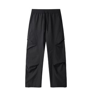 
Pull-back velvet overalls for men in autumn and winter, straight-leg assault pants for boys, functional outdoor sports casual pants for boys