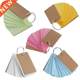 8XC Kraft Paper Bin Ring Easy Flip Flash Cards Study Mem