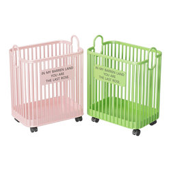 Large capacity yoga mat storage basket with wheels and removable
