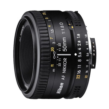 Self-operated Nikon SLR lens 50F1.8D