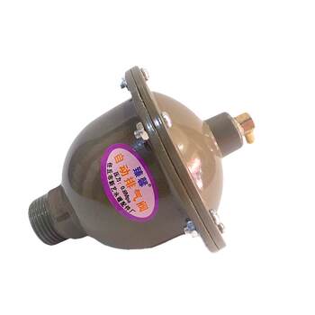 Aluminum automatic exhaust valve vertical exhaust valve heating plastic