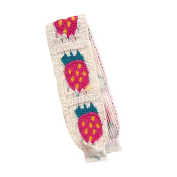 
Ma Sichun's same style bangs Velcro hair stickers knitted hair ties face wash headband women's broken hair arrangement artifact