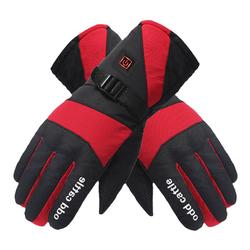 Electric Motorcycle Outdoor Riding Velvet Warm Gloves Windproof Thickened Lithium Battery Electric Heating Gloves For Men And Women Winter