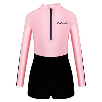 BE Van De'an long -sleeved conjoined swimsuit girl bubble hot spring
