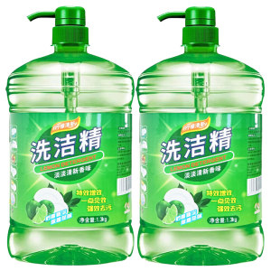 
10*0.5kg dishwashing liquid, deep degreasing, no harm to hands, large bucket of detergent for household use 1.3kg*2 bottles