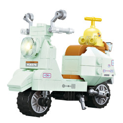 Mobility bicycle and motorcycle building block model