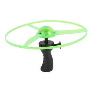 
Large luminous pull wire UFO upgrade thickened hand-pulled rotating UFO 3 year old boy and girl night market children's toys