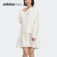 Adidas/阿迪达斯正品Neo 2022春季新款女子长袖连衣裙HM7489