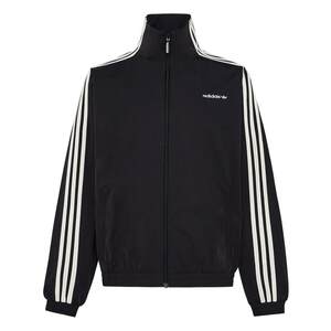 
Classic, comfortable and versatile woven high collar sports thin jacket for women in spring new adidas Adidas clover