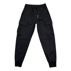 
Big pocket overalls men's 2025 winter velvet thickened twill material casual pants slim foot tapered pants