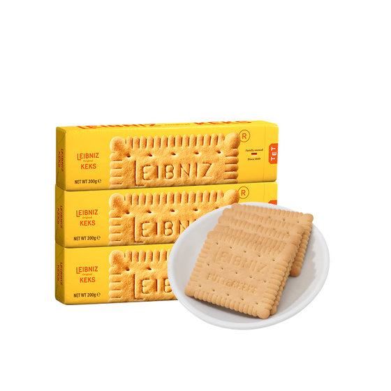 
Bailushun imported from Germany Leibniz large butter biscuits animal-shaped biscuits snacks afternoon tea
