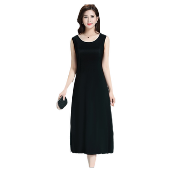 Camisole long knee-length slim fit mother's bottoming skirt