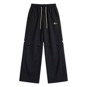 
Straight-leg long pants for boys spring and autumn new style student loose wide-leg youth casual sweatpants men's sports trend