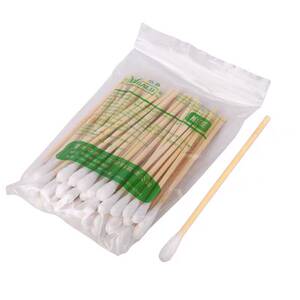 
Cotton swabs, non-sterile medical grade disinfection cleaning cotton swabs, cosmetic cotton swabs, single head 8_10CM 1000 pieces