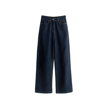 Suitable for the thigh thick straight jeans girl
