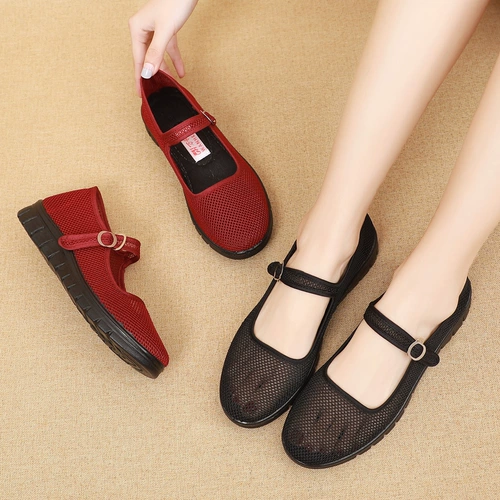 Слипоны, обувь, рабочие танцующие нескользящие туфли на платформе для матери