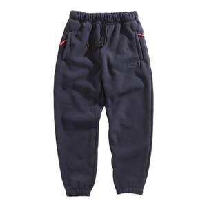 One winter heavy velvet + imitation lamb velvet thickened warm winter men's feet tied with casual plush sweatpants
