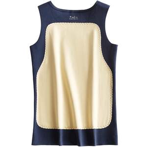 Developer warm vest for men wearing plush velvet thickened markless heating sleeveless bottoming shirt vest vest in winter