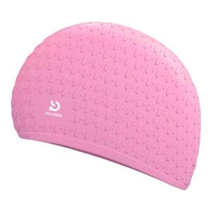 
pulassi swimming cap for women with long hair, enlarged, high-looking, waterproof, non-stretching 2026 new women's silicone swimming cap